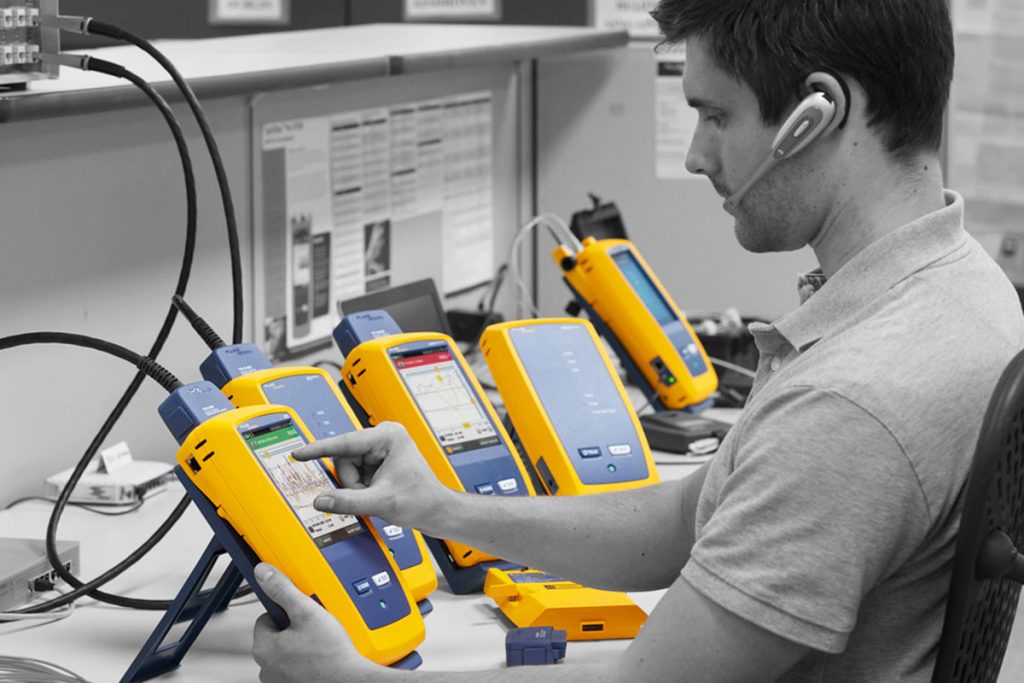 Testare si certificare Fluke retele de date